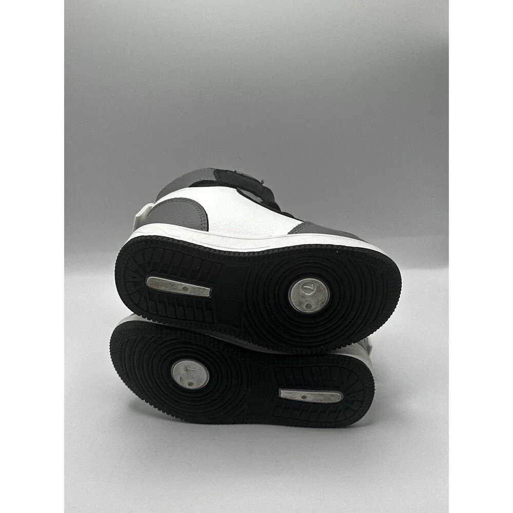 Max Casuals Toddler Kids Size 7 High Top Sneakers Black White Gray Panda